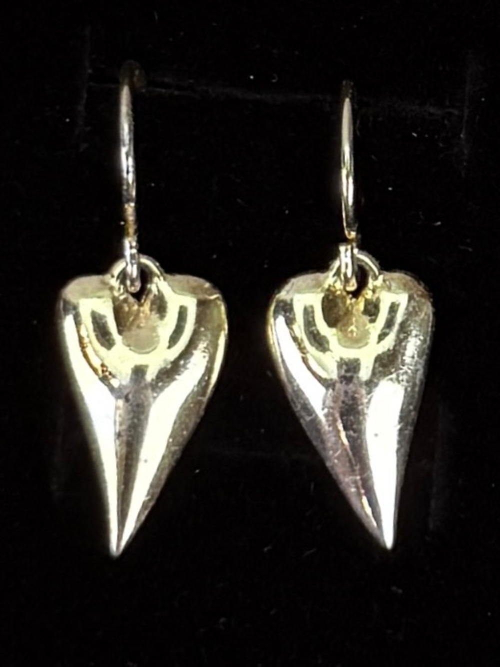 Vintage goldtone dainty pierced earrings